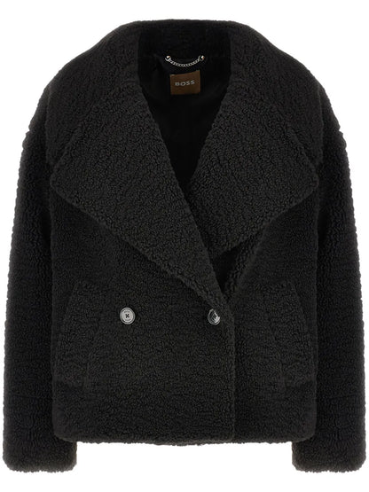 Faux-Shearling Coat