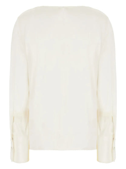 Twist-Front Blouse
