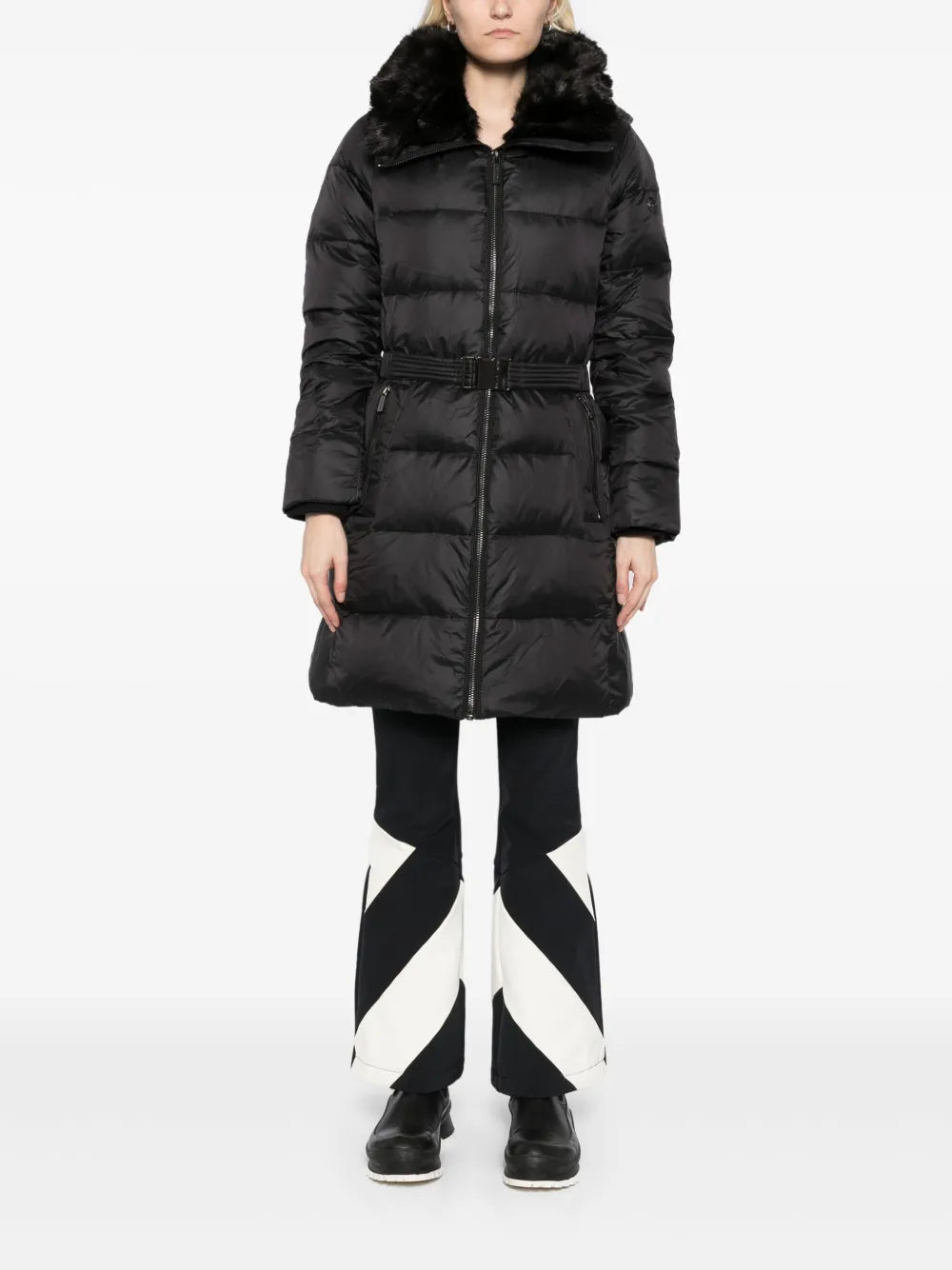 3/4 Belted Puffer Coat