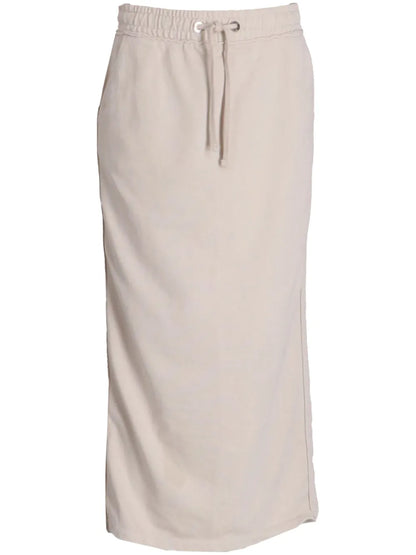 Drawstring Maxi Skirt