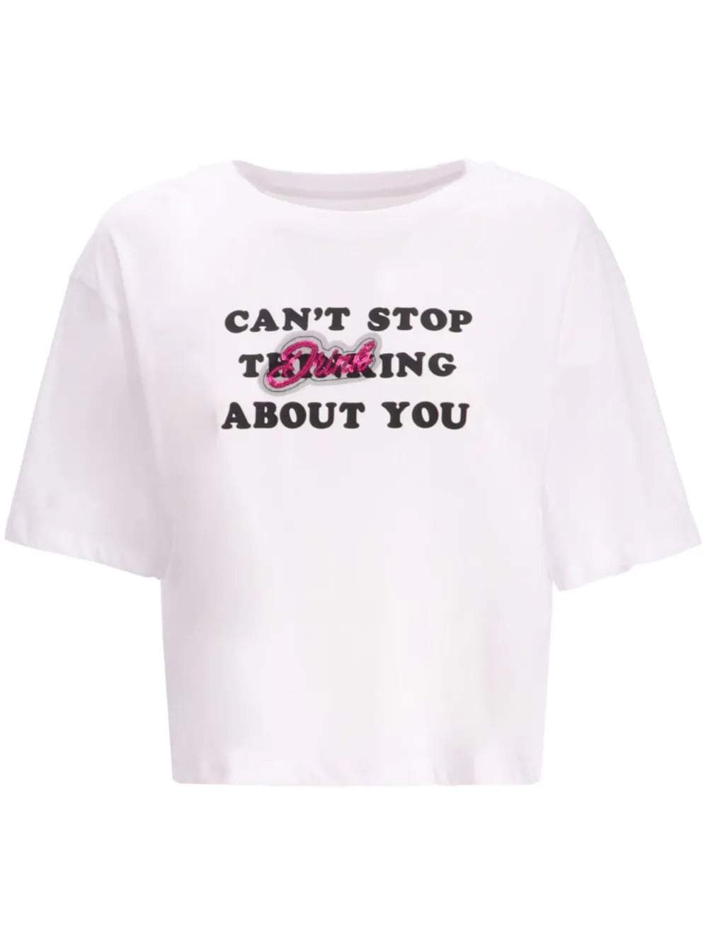 Slogan-Print Cotton T-Shirt