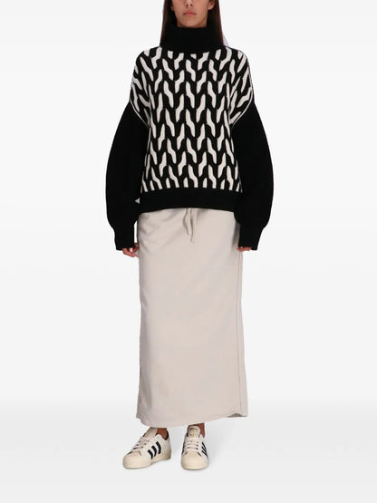 Cable-Knit Wool Sweater