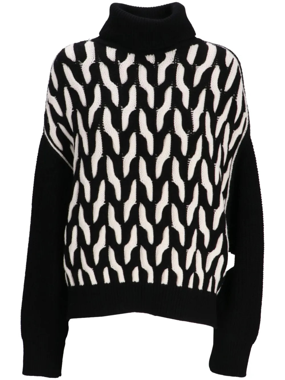 Cable-Knit Wool Sweater