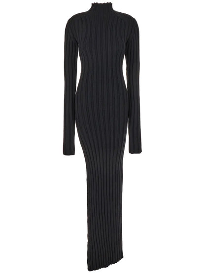 Ribbed Wool Dress