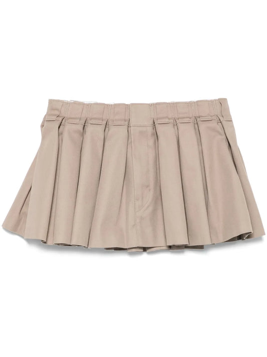 Pleated Miniskirt