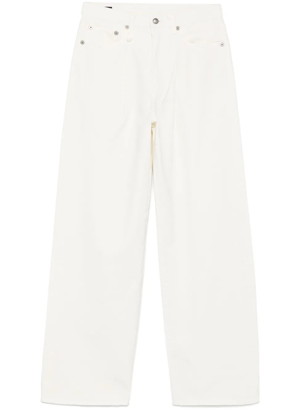 Damon Pleated Straight-Leg Jeans