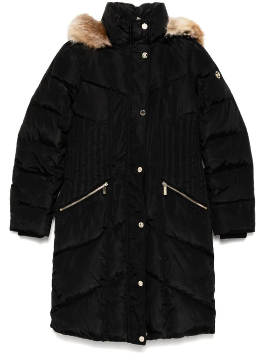 Chevron 3/4 Puffer Coat