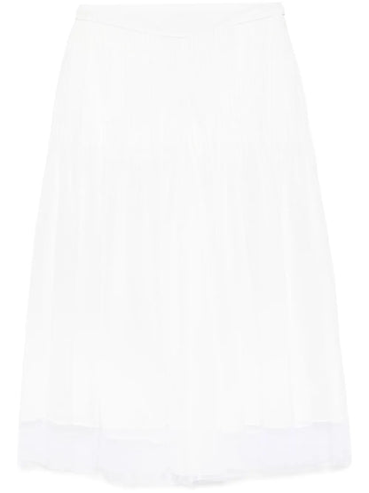 Pintuck-Detail Trousers