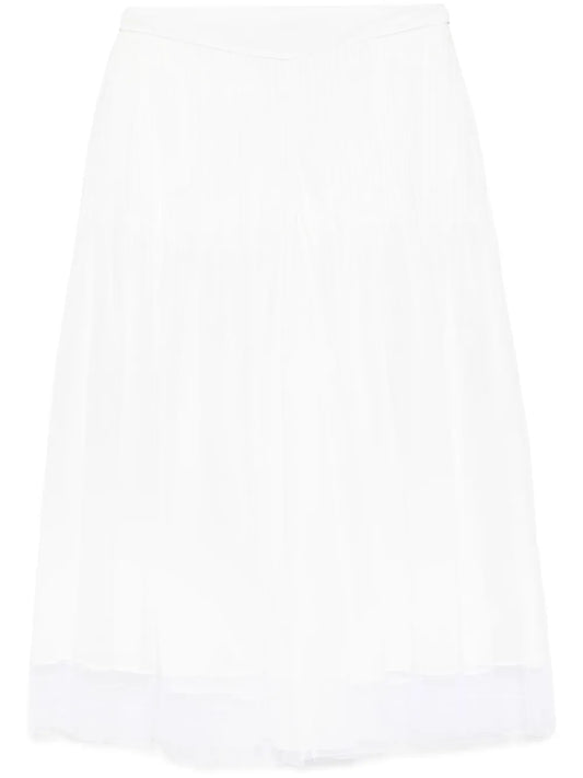 Pintuck-Detail Trousers