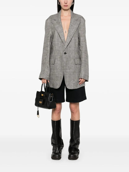Prince Of Wales Check-Patterned Blazer