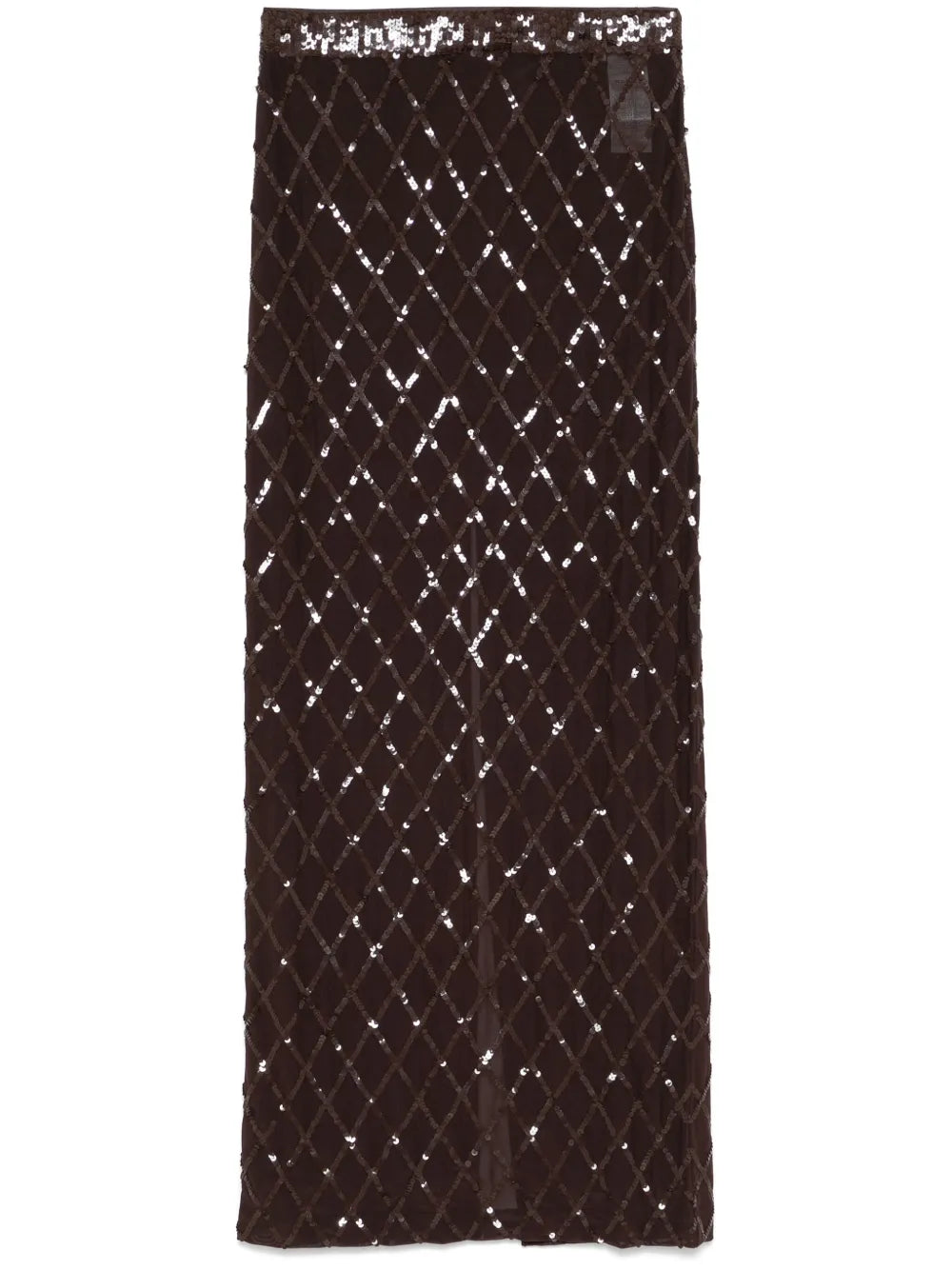 Sequinned Maxi Skirt