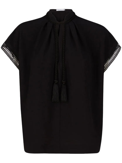 Cap Sleeves Blouse