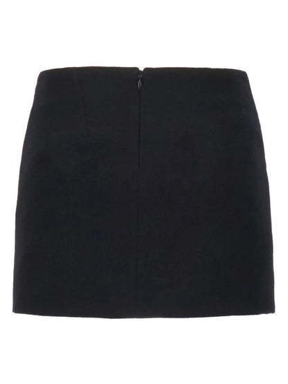 Wool Mini Skirt