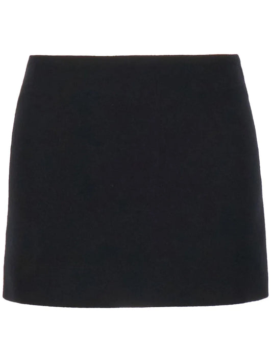 Wool Mini Skirt