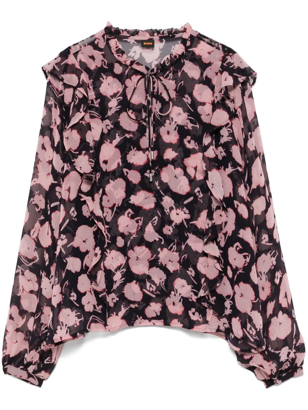 Floral-Print Blouse