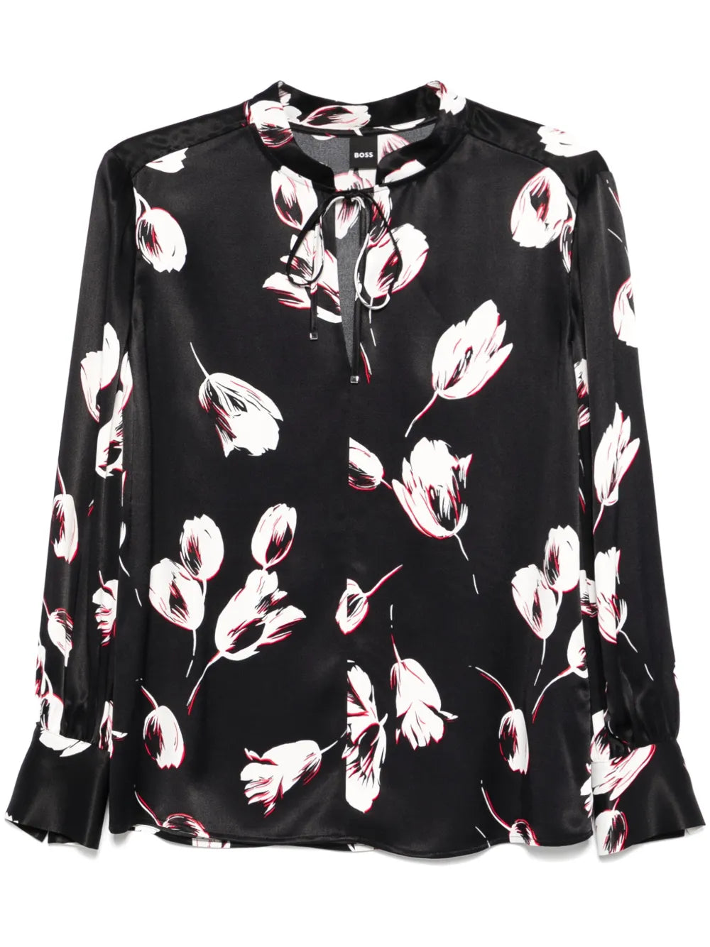 Floral-Print Blouse