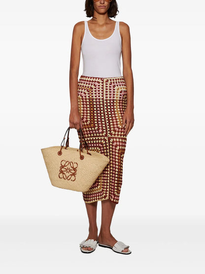 Granny Square Midi Skirt