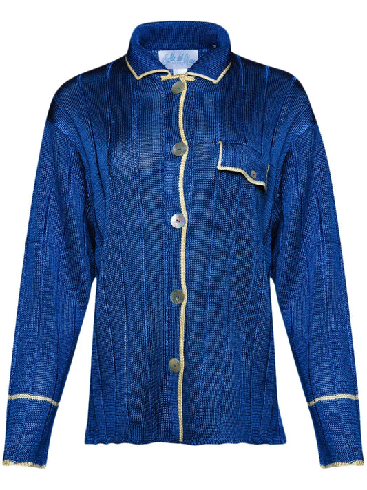 Long-Sleeve Ribbed Shirt