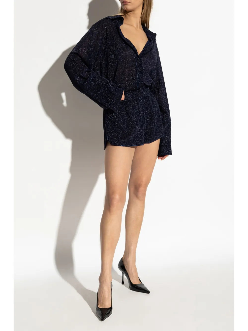 Glitter-Finish Shorts