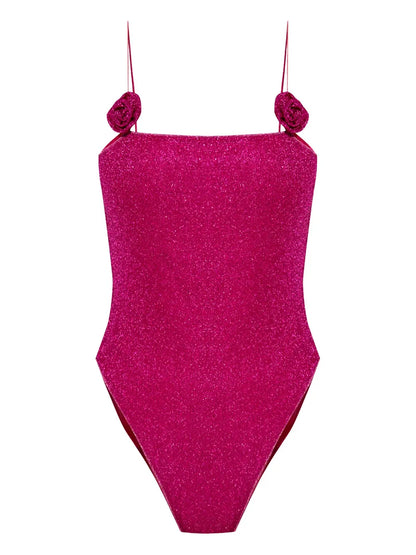 Lumière Rose Appliqué Swimsuit