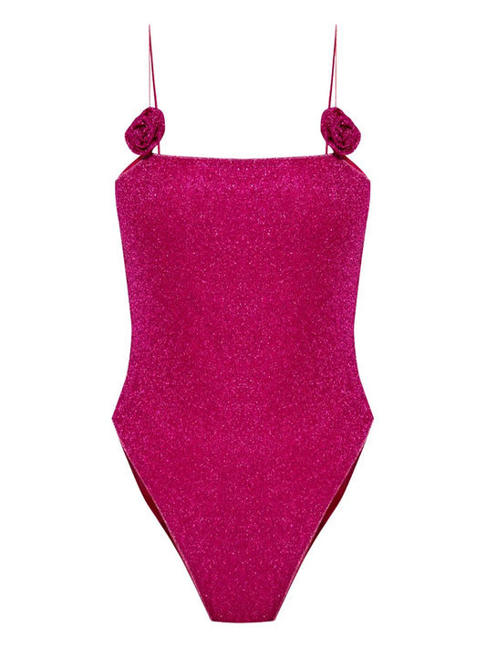 Lumière Rose Appliqué Swimsuit