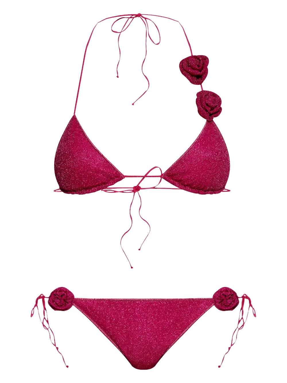 Rose-Appliqué Bikini