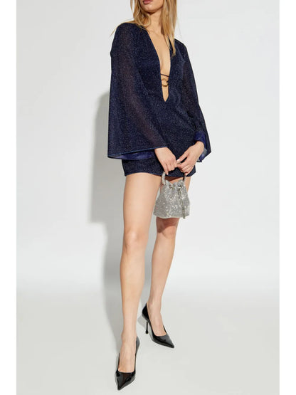 Lurex Mini Dress