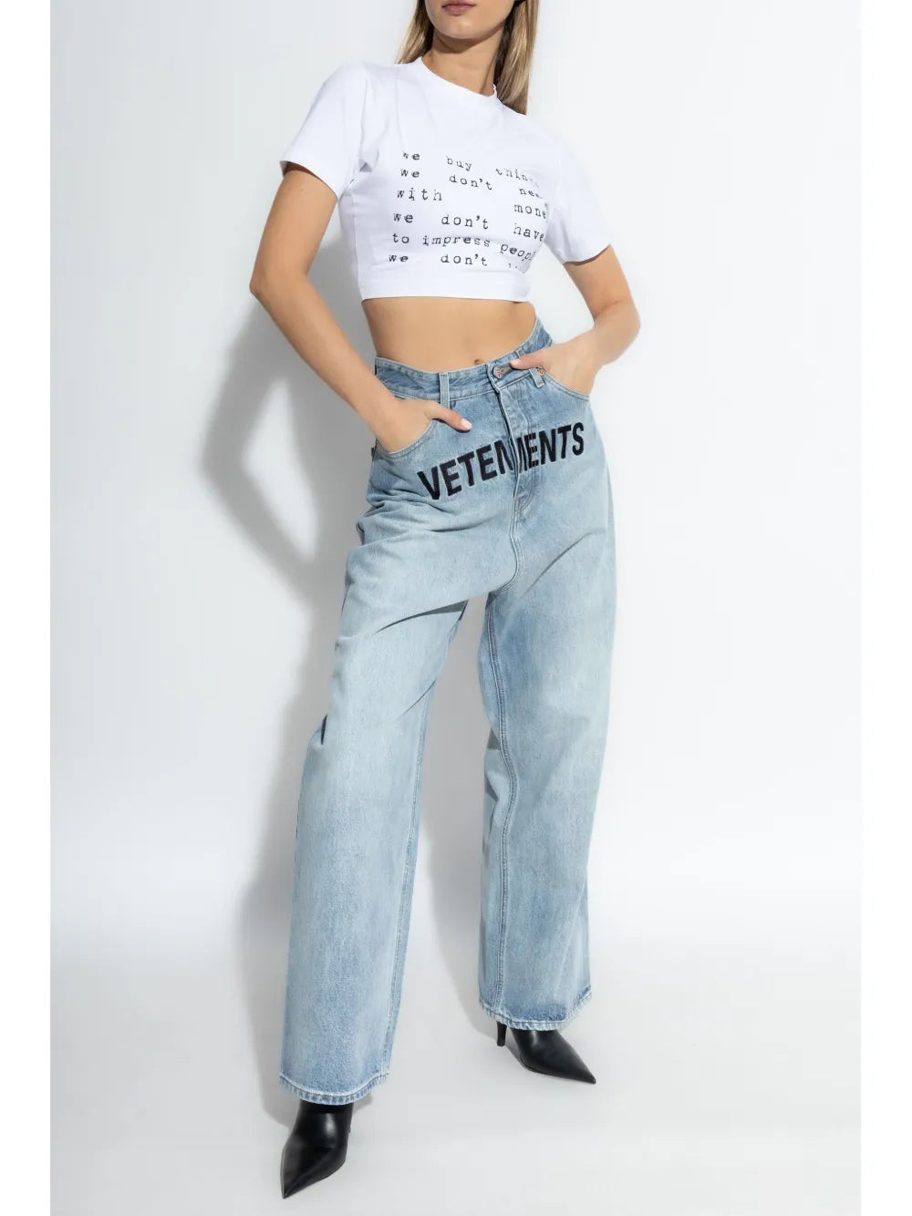 Slogan-Print T-Shirt