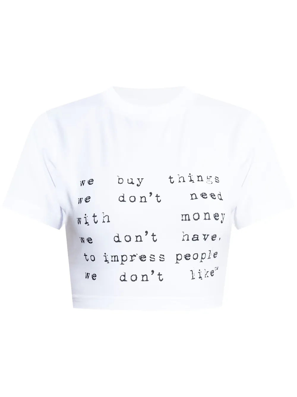 Slogan-Print T-Shirt