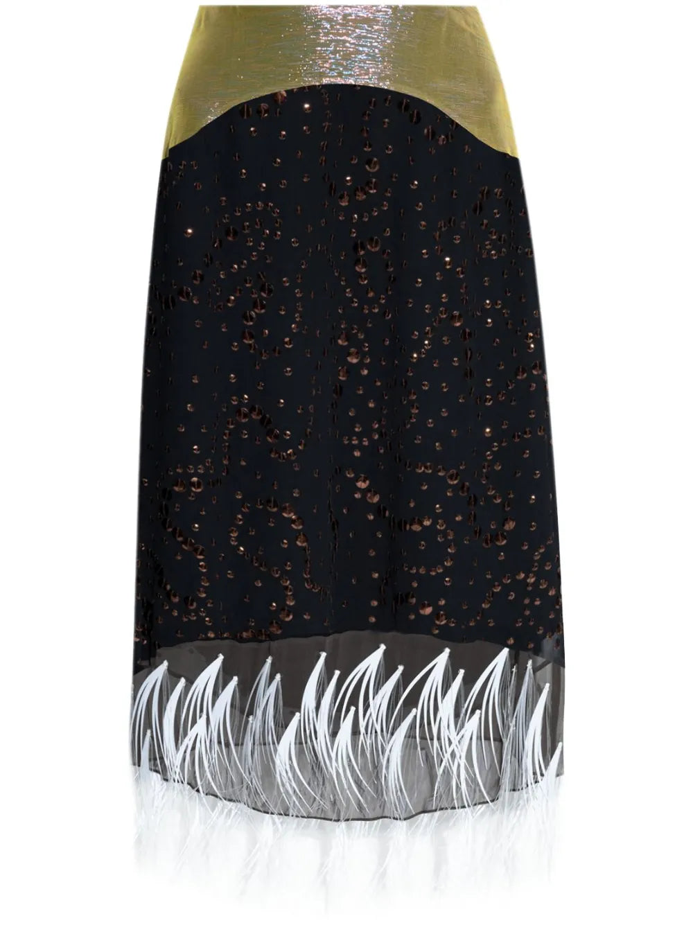 Embellished Midi Skirt