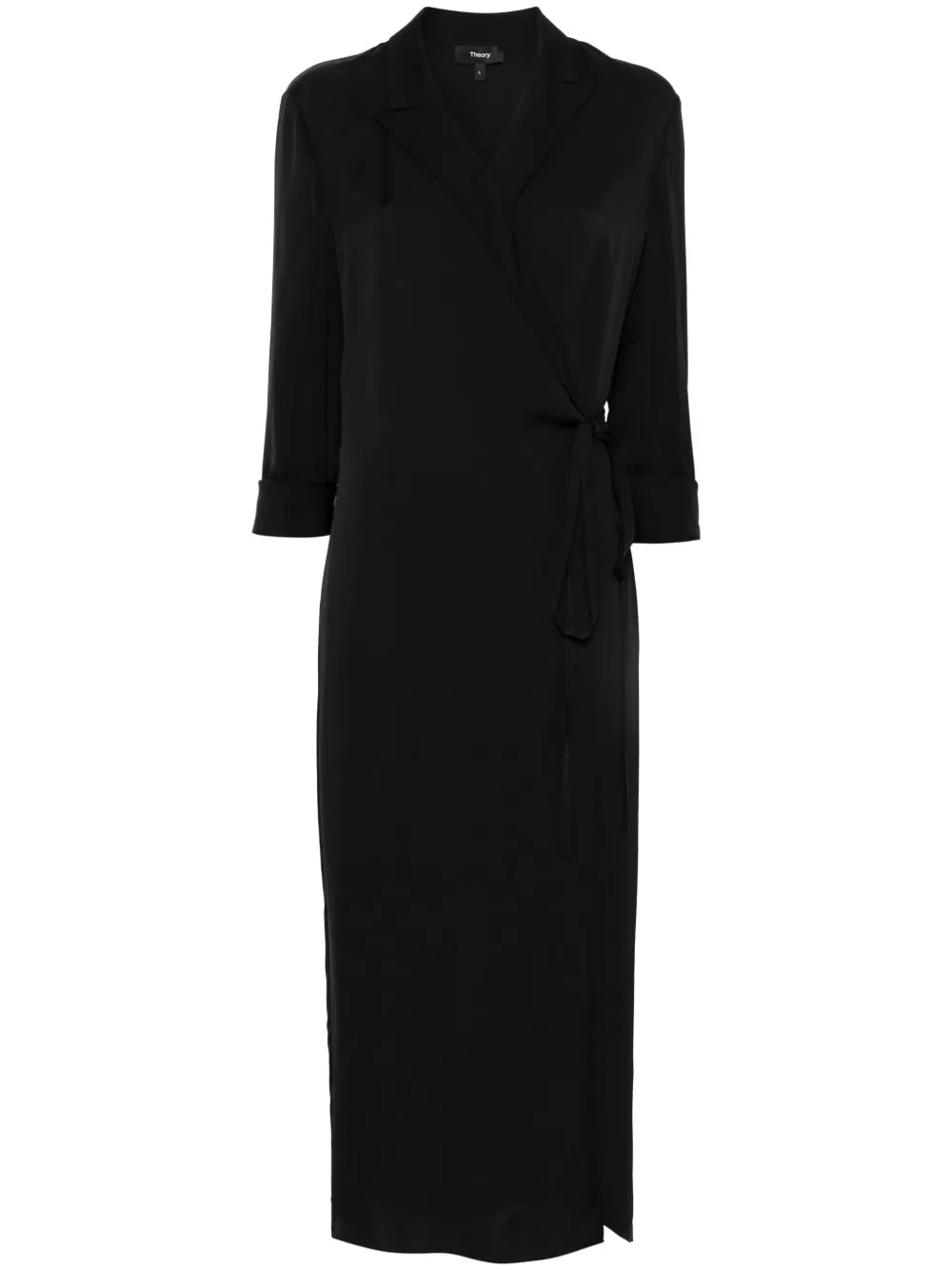 Lapel Maxi Dress
