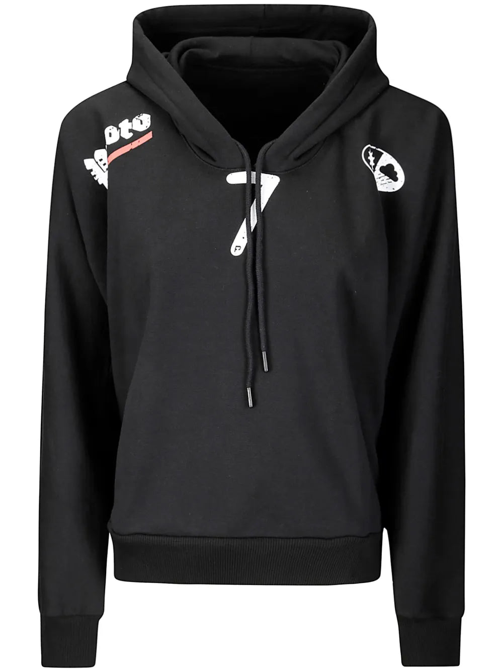 Number-Print Hoodie