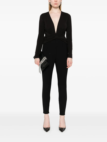 Gathered Jersey Jumpsuit