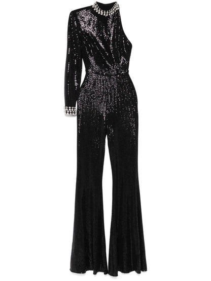 Sequined Flared Jumpsuit