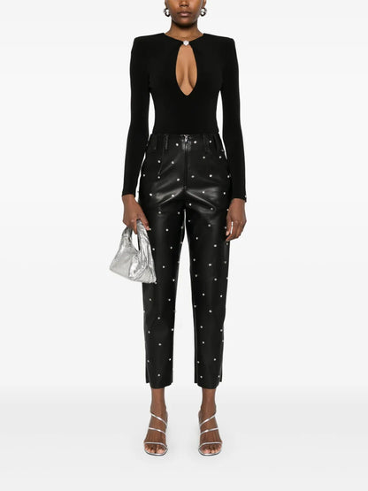 Crystal-Embellished Trousers