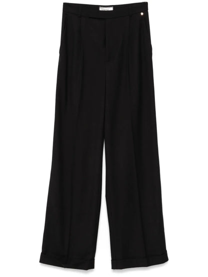 Mid-Rise Straight Trousers