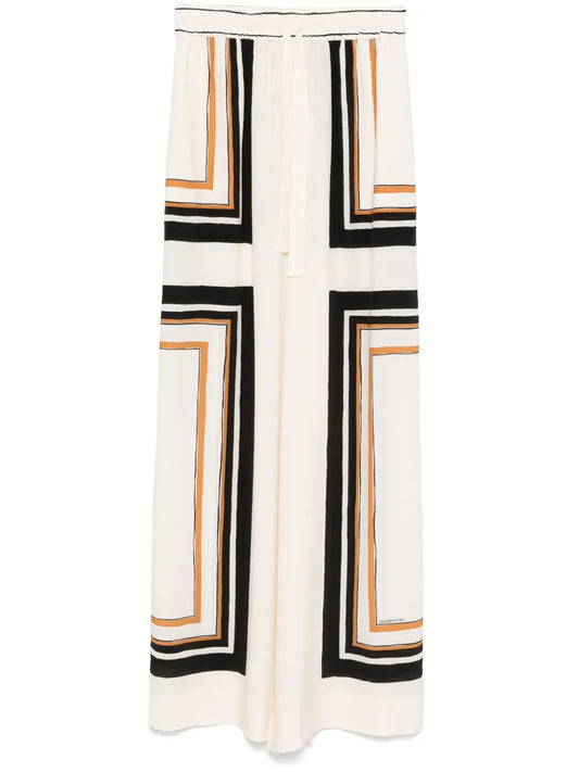 Drawstring-Waistband Trousers