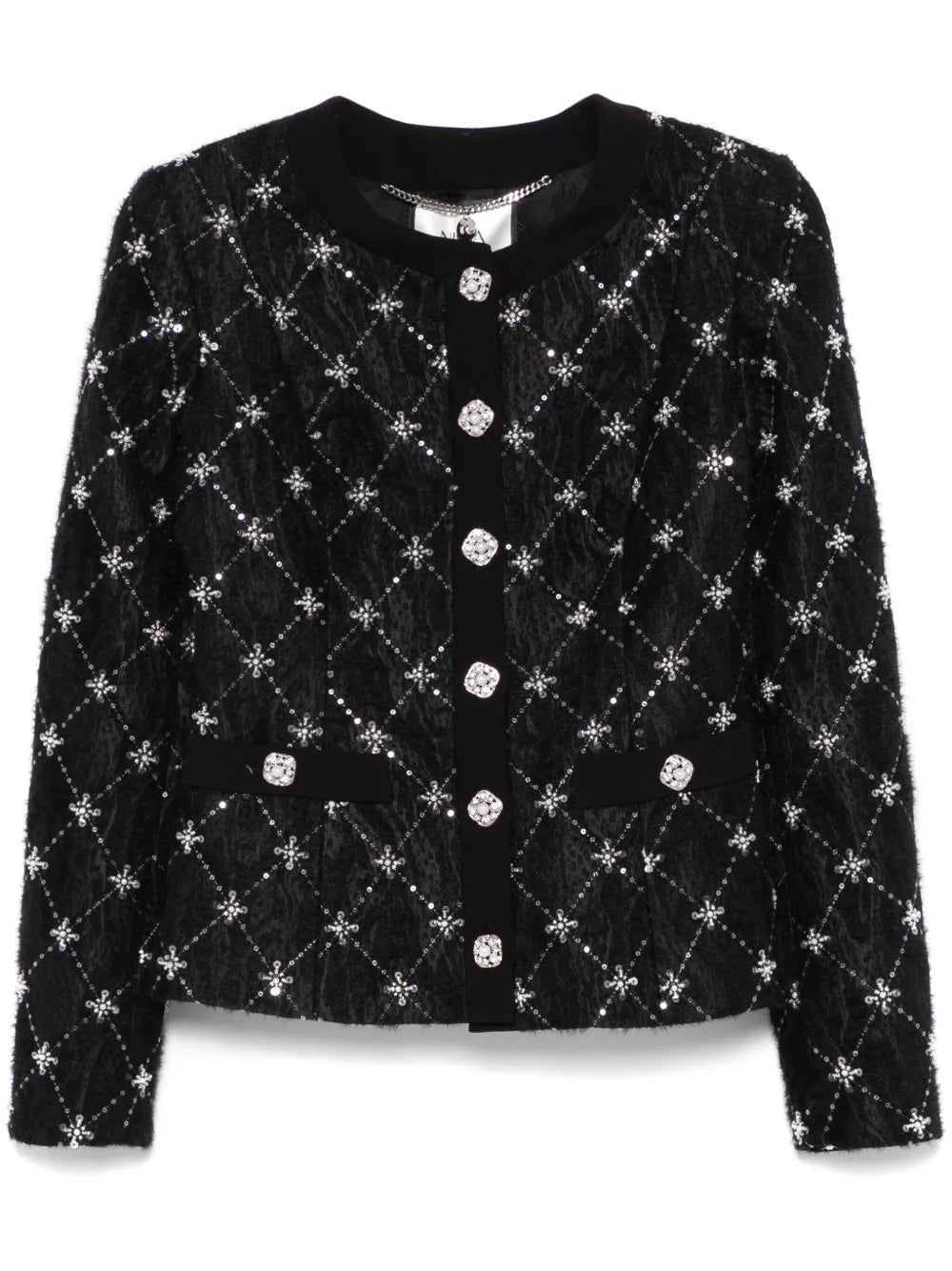 Embroidered Jacquard Jacket