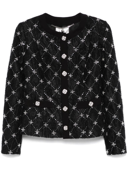 Embroidered Jacquard Jacket