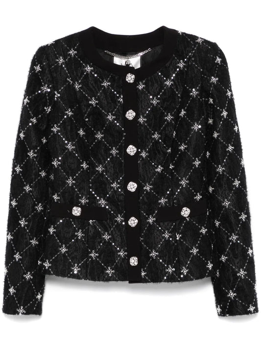 Embroidered Jacquard Jacket
