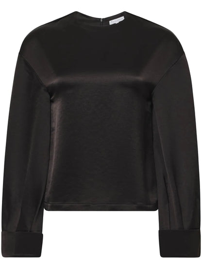 Turn-Up Cuffs Blouse