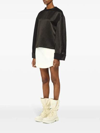 Turn-Up Cuffs Blouse