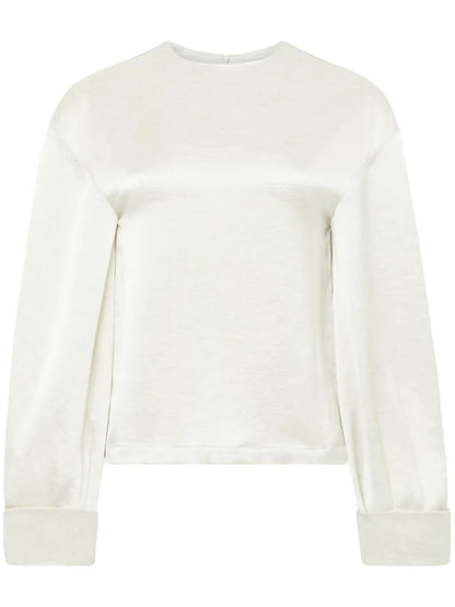 Turn-Up Cuffs Blouse