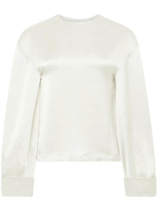 Turn-Up Cuffs Blouse