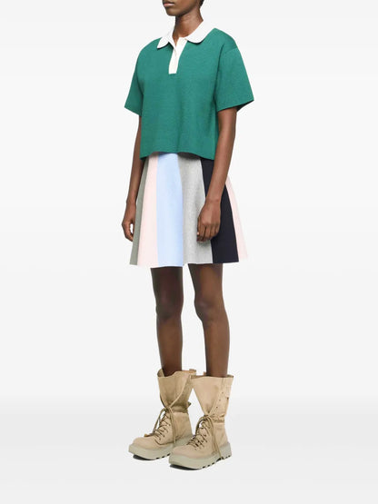 Cropped Polo Shirt