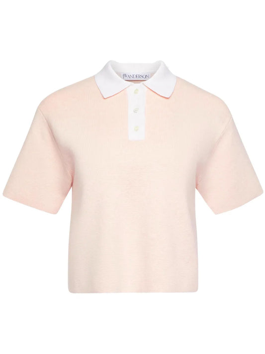 Cropped Polo Shirt