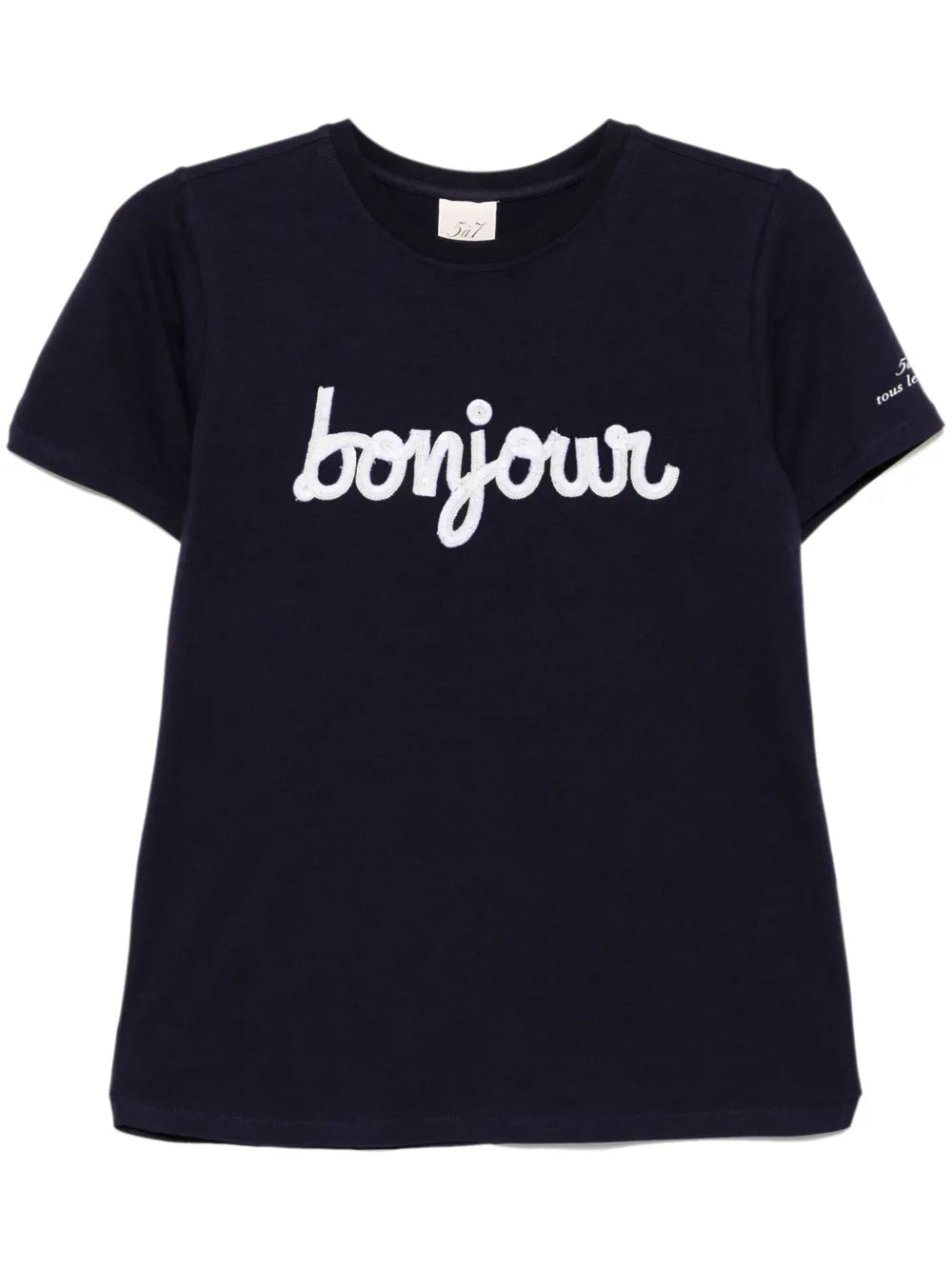 Sequined Bonjour T-Shirt