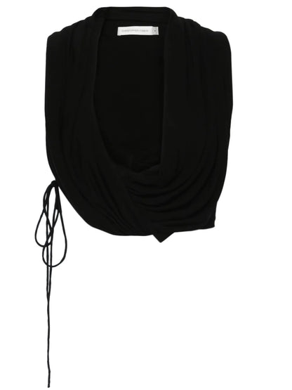Interlock Draped Top