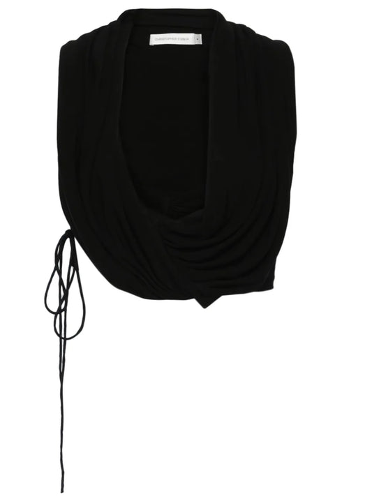 Interlock Draped Top