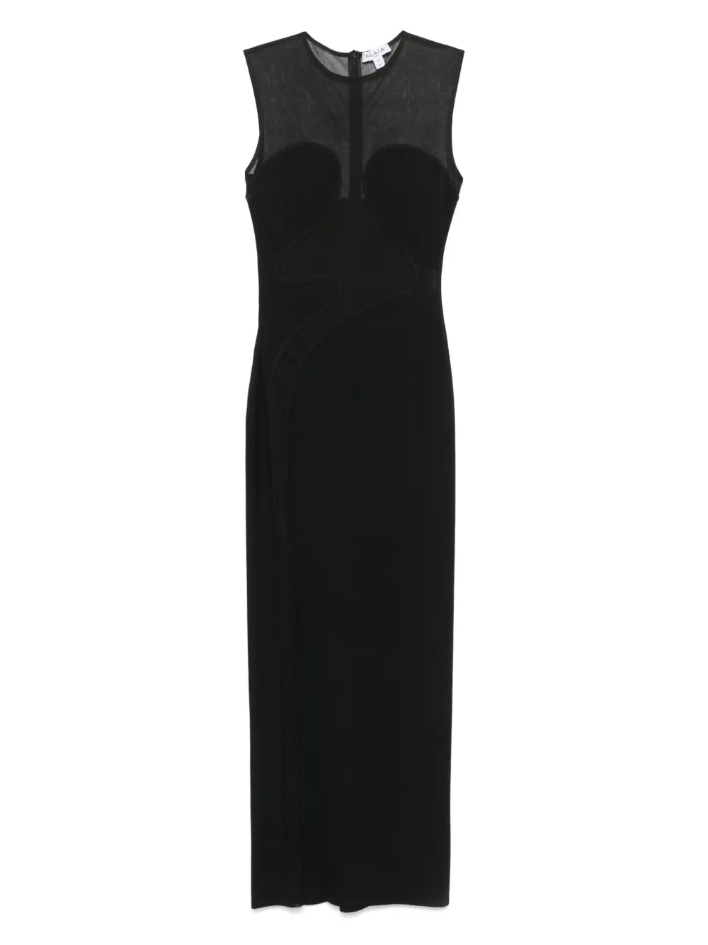 Semi-Sheer Maxi Dress